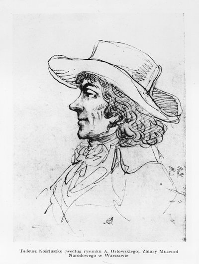 Andrzej Tadeusz Bonawentura Kościuszko by Alexander Osipovich Orlowski